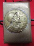 French WWI Brass Souvenir Matchsafe, On Les Aura