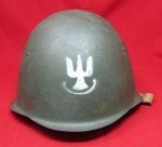 Polish Cold War Era, Wz67 Steel Helmet & Liner with …