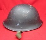 British Korean War Turtle Helmet, Complete