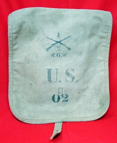  US 1885 Pattern Infantry Haversack, Wisconsin or Wyoming NG — image 2