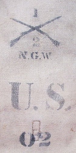  US 1885 Pattern Infantry Haversack, Wisconsin or Wyoming NG — image 3