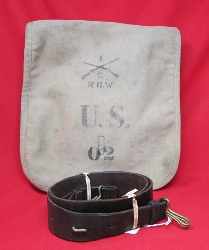  US 1885 Pattern Infantry Haversack, Wisconsin or Wyoming NG — image 5