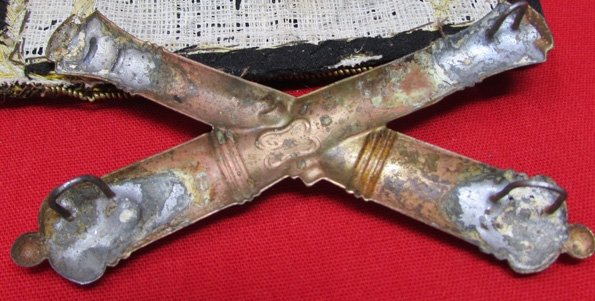  US Civil War Enlisted Artillery Hat Insignia, Brass — image 3