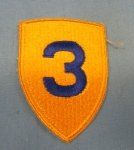 US WWII 3rd Cavalry Division SSI