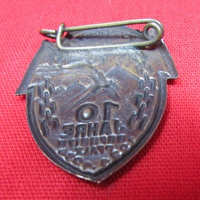  German Pre WWII Pfalz 10 Year Tinnie, 1924 - 1934 — image 3