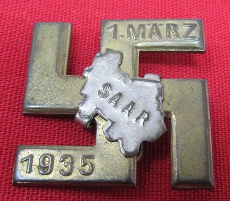 German WWII Saar 1935 Tinnie — image 2