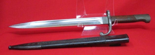  Brazilian M1908 Mauser Bayonet & Scabbard — image 5