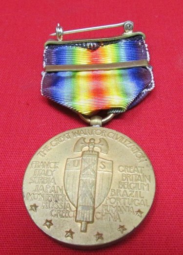  US WWI Victory Medal, France Bar — image 4