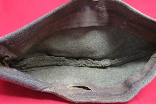  US WWII Signal Corps Wool Olive Drab Overseas Hat — image 4