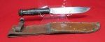 US WWII CASE Utility Knife and Sheath, 6 Inch Blade