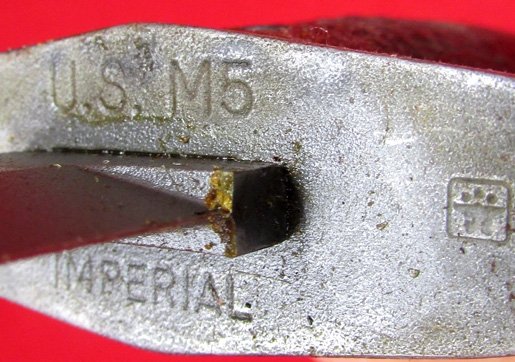  US 1950's M5 Garand M5 Bayonet & Scabbard, Imperial Mfg. — image 4