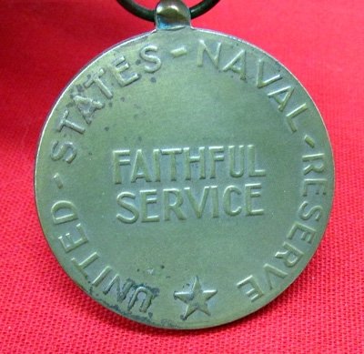  US Cold War Naval Reserve Faithful Service Medal, Slot Brooch Suspension — image 4