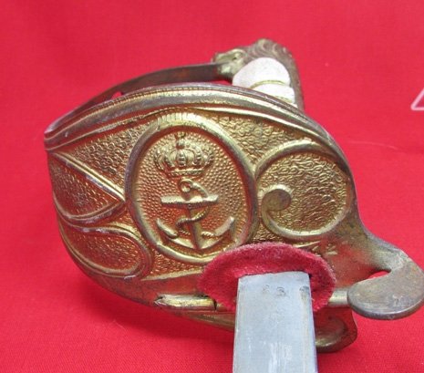  Italian WWII Navy Officers Sword & Scabbard — image 4