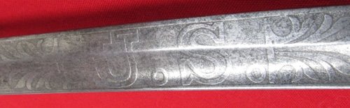  US Indian Wars Era, M1872 Artillery Officers Sword, — image 5