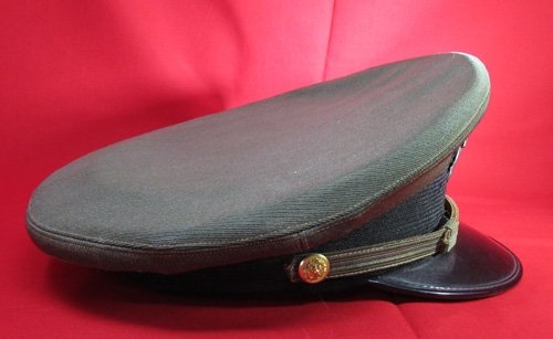  US WWII-Korean War Era US Navy Officer Visor Hat, Bancroft, Chief Machinist — image 5