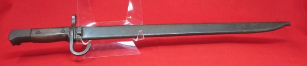 Japanese WWII Type 30 Bayonet & Scabbard, Kokura Hourglass — image 2