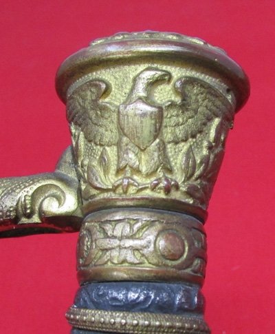  US Post Civil War, Deluxe Presentation Grade M1860 Staff Officers Sword, Silver Grip, Named — image 4