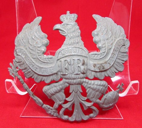  German WWI, M1915 Prussian Enlisted Helmet Plate — image 2
