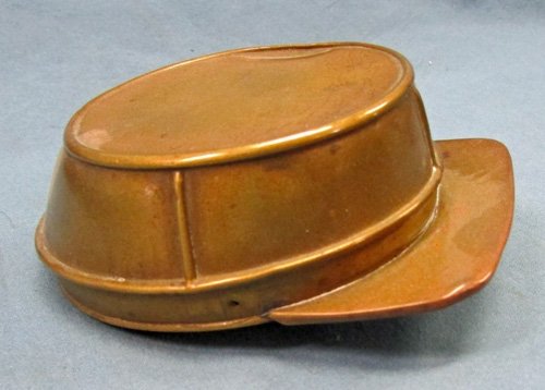  French Pre WWI Era, Sheet Brass Kepi Ashtray — image 2