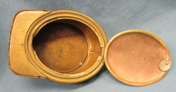  French Pre WWI Era, Sheet Brass Kepi Ashtray — image 3