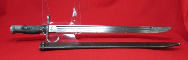  Japanese WWII Type 30 Bayonet and Scabbard, Nagoya Triangle — image 3