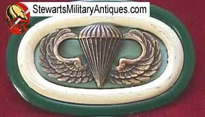  US 511th PIR Parachute Badge Oval — image 2