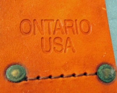  US Cold War USMC 94, Parachutist Knife Sheath, Ontario Mfg — image 5