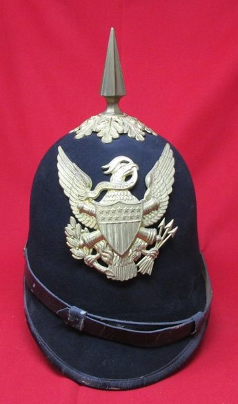  US Indian War Era, Enlisted Foot Artillery Helmet — image 3