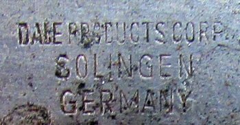  German Stag Handled Knife & Leather Sheath, Dale Products, Solingen — image 6