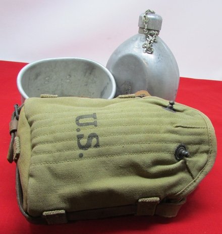  US WWI Mounted Canteen Set, 1917, Near New Cover — image 8