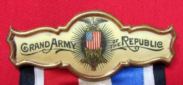  US Post Civil War GAR RIbbon, Live Eagle Post 147, Fullerton Nebraska — image 3