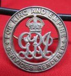 British WWI, Silver War Badge, Service Rendered, 135135, East Lancs.
