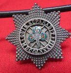 British WWI, Irish Guards Officer Collar Insignia, Ladies Brooch