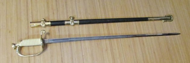  US Cold War Era US Coast Guard Officers Sword, French Mfg. — image 3