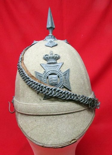  British Victorian Era, South Middlesex Rifle Volunteer Helmet — image 2