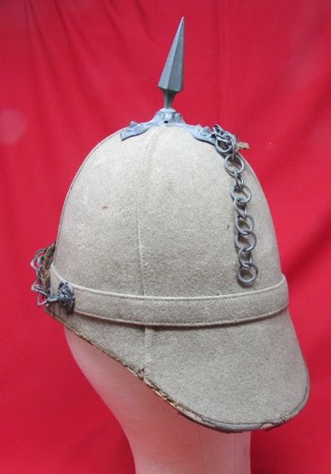  British Victorian Era, South Middlesex Rifle Volunteer Helmet — image 4