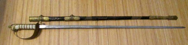  Italian WWII Navy Officers Sword & Scabbard — image 10