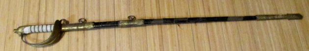  Italian WWII Navy Officers Sword & Scabbard — image 2