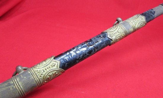  Italian WWII Navy Officers Sword & Scabbard — image 3