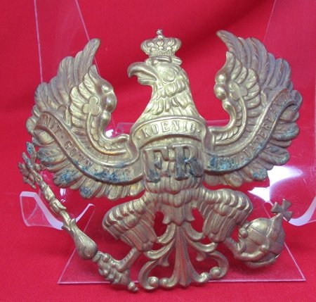  German Pre WWI, Prussian Enlisted Helmet Plate — image 2
