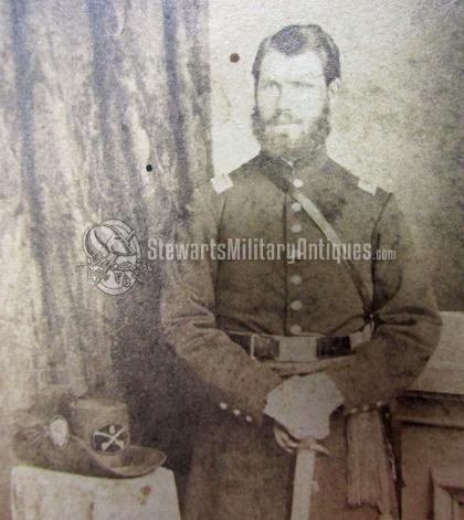  US Civil War CDV, George M Van Buren, Gettysburg Soldier, POW, York PA Photographer — image 4