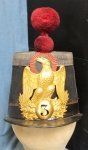 French 2nd Empire Model 1852 Garde Nationale Officers Shako, 3rd …