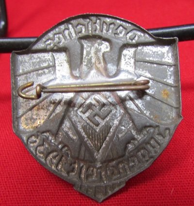  German WWII Hitler Youth Tinnie, Bronze Color, Youthfest 1936 — image 3