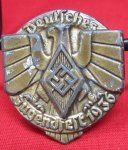 German WWII Hitler Youth Tinnie, Bronze Color, Youthfest 1936