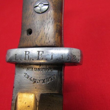  German 1880's 71-84 Issue Bayonet, Alexander Coppel Mfg. — image 6