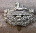 British WWI-WWII Gloucestershire Regiment Cap Badge