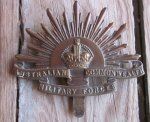 Australian WWI-WWII Commonwealth Military Forces Hat Badge