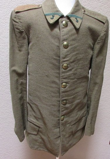  French WWI Foreign Legion Uniform Set, Overcoat, Hollywood Tunic & Original Belt Equipments — image 8