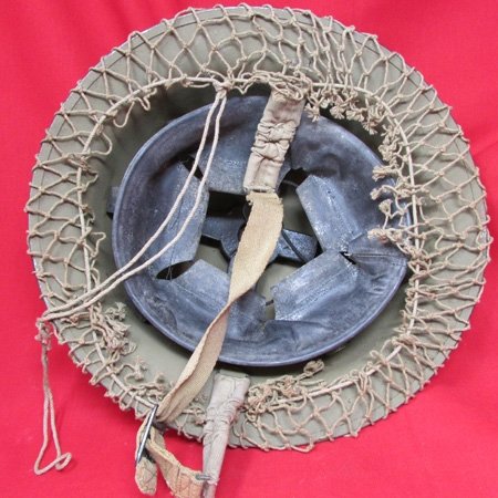  British WWII Tommy Helmet, 1941 Dated Liner — image 3