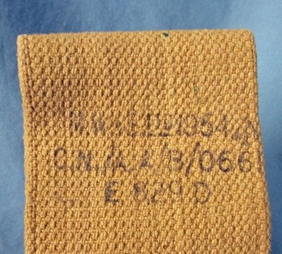  British Korean War Era, Short Pattern Tanker Holster, 1954 Dated — image 4